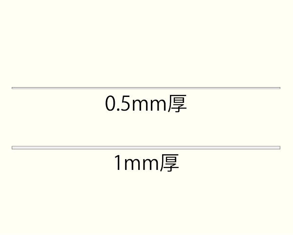 コースターの厚み