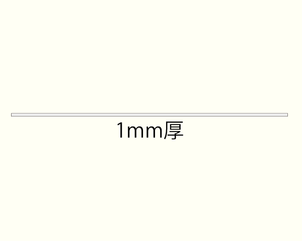 コースターの厚み