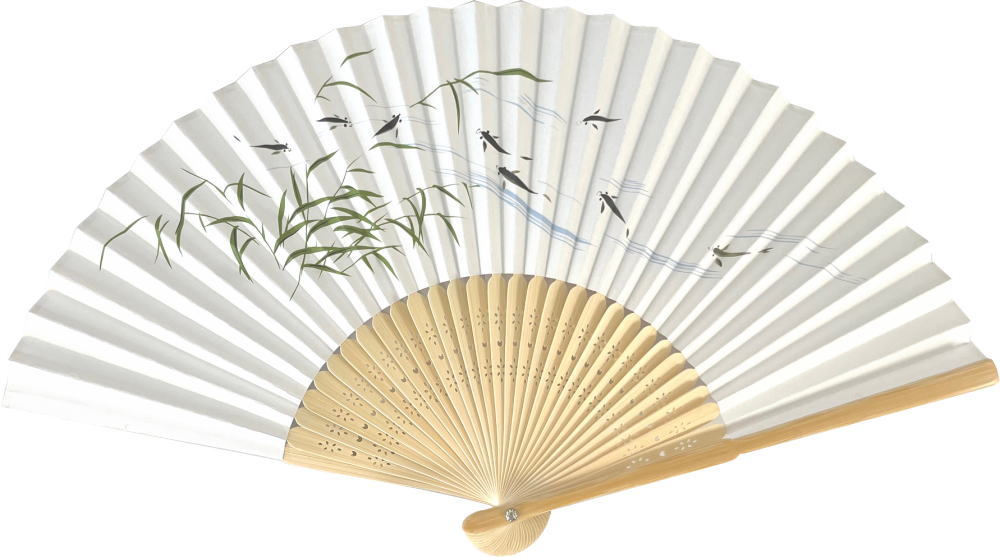 7寸30間紙貼扇子イメージ
