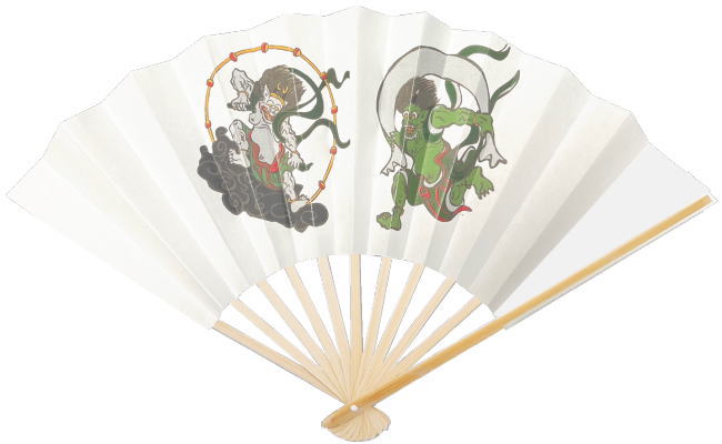 7寸30間紙貼扇子イメージ