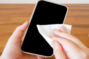 スマホやタブレットの画面の拭き取りに