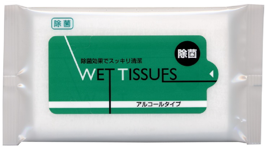 除菌ウェットティッシュ アルコールタイプ10枚入