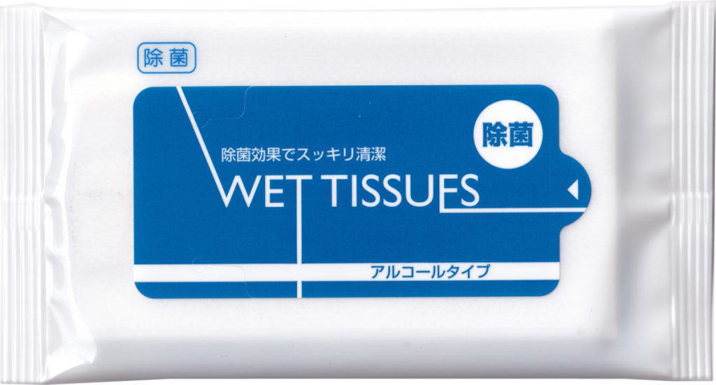 除菌ウェットティッシュ アルコールタイプ5枚入