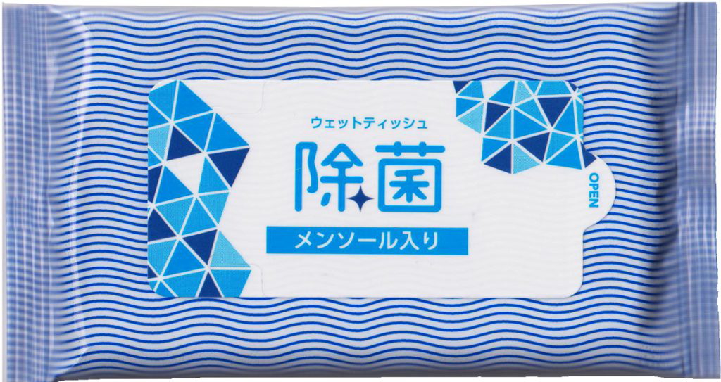 メンソール入り除菌ウェット10枚入