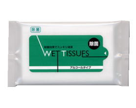 除菌ウェットティッシュアルコールタイプ10枚入