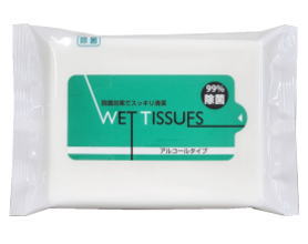 除菌ウェットティッシュ アルコールタイプ20枚入